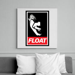 printfashion Float - Az - Vászonkép - Fehér (6628491)