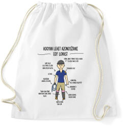 printfashion Lovas azonosítás - Sportzsák, Tornazsák - Fehér (12718481)