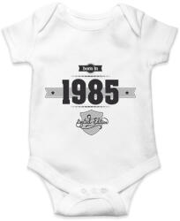 printfashion born-in-1985-(dark&lightgrey) - Baba Body - Fehér (1329698)