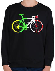 printfashion Bike - Gyerek pulóver - Fekete (2558391)