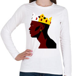 printfashion King Jordan - Női hosszú ujjú póló - Fehér (3260486)