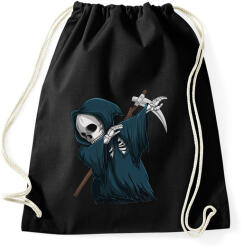 printfashion Kaszás dabbing - Sportzsák, Tornazsák - Fekete (5544539)