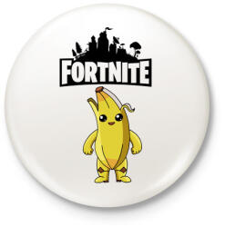 printfashion Fortnite Banana - Kitűző, hűtőmágnes - Fehér (3081829)