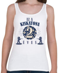 printfashion Kiskatona - Évszámmal - Női atléta - Fehér (7700205)
