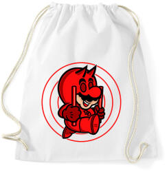 printfashion Mario devil - Sportzsák, Tornazsák - Fehér (2048794)