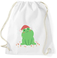 printfashion Karácsonyi béka - Sportzsák, Tornazsák - Fehér (5571049)