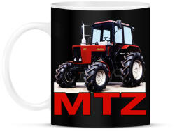 printfashion MTZ traktor - Bögre - Fekete (990015)
