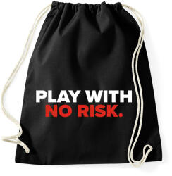 printfashion Chill out if u PLAY - Sportzsák, Tornazsák - Fekete (2443636)