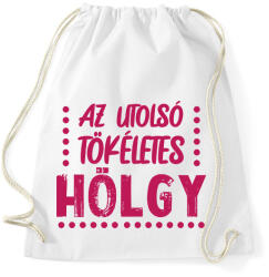 printfashion Az utolsó tökéletes hölgy - Sportzsák, Tornazsák - Fehér (7524708)