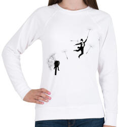 printfashion Aurevoir - Női pulóver - Fehér (215085)