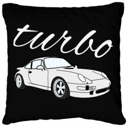 printfashion Turbo - Párnahuzat, Díszpárnahuzat - Fekete (5014835)
