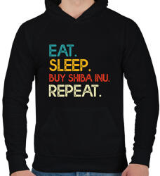 printfashion BITCOIN 4 EVER 46 - Férfi kapucnis pulóver - Fekete (6113804)