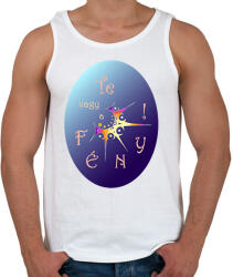 printfashion Te vagy a Fény! - Férfi atléta - Fehér (13832410)