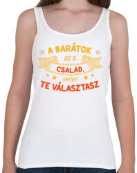 printfashion A barátok az a család - Női atléta - Fehér (13504379)