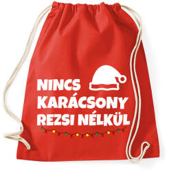 printfashion NINCS KARÁCSONY REZSI NÉLKÜL - Sportzsák, Tornazsák - Piros (11417164)