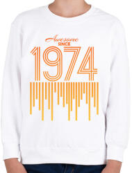 printfashion 1974 - Gyerek pulóver - Fehér (12152316)