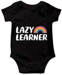 printfashion Lazy learner (White) - Baba Body - Fekete (7536072)