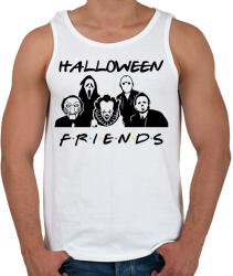 printfashion Halloween friends - Férfi atléta - Fehér (14601095)