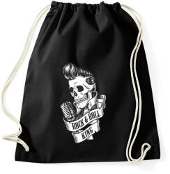 printfashion A rock királya - Sportzsák, Tornazsák - Fekete (5143609)