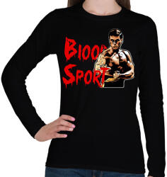 printfashion Blood Sport - Női hosszú ujjú póló - Fekete (1268818)