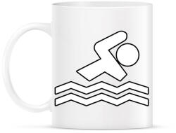 printfashion Swimmer - Bögre - Fehér (2290741)