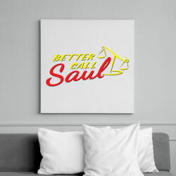 printfashion Better Call Saul Logo - Vászonkép - Fehér (16579768)