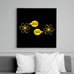 printfashion ELEKTRON - Vászonkép - Fekete (6643064)