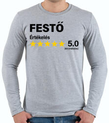 printfashion Festő Értékelés ***** 5.0 (69 értékelés) - Férfi hosszú ujjú póló - Sport szürke (16420488)