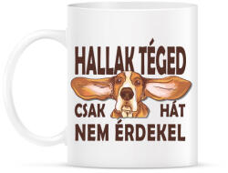printfashion Kutya - Bassed Hund - Hallak téged - Bögre - Fehér (4351210)