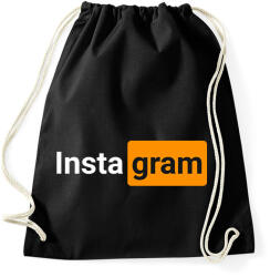 printfashion Insta Gram - Sportzsák, Tornazsák - Fekete (2488521)