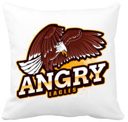 printfashion Angry Eagles - Párnahuzat, Díszpárnahuzat - Fehér (5145470)
