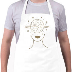 printfashion Mystic girl 3 - Kötény - Fehér (6278205)