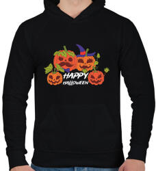 printfashion Halloween - Férfi kapucnis pulóver - Fekete (16628333)