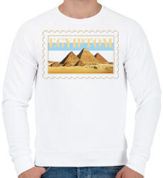 printfashion Egyiptom - Férfi pulóver - Fehér (7425246)