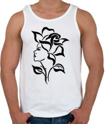 printfashion rose - Férfi atléta - Fehér (2786975)