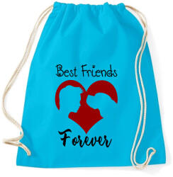 printfashion Legjobb barátok örökké (férfi) - Sportzsák, Tornazsák - Surf blue (13354740)