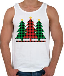 printfashion Karácsonyfák - Férfi atléta - Fehér (5630140)