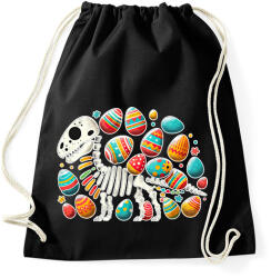 printfashion Húsvéti dínó - Sportzsák, Tornazsák - Fekete (15763547)