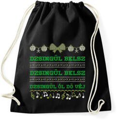 printfashion JINGLE BELLS 3 - Sportzsák, Tornazsák - Fekete (10740079)