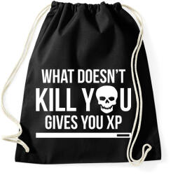 printfashion Ami nem öl meg, xp-t ad - Sportzsák, Tornazsák - Fekete (2061829)