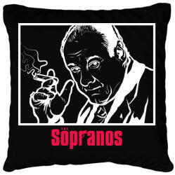 printfashion The Sopranos - Párnahuzat, Díszpárnahuzat - Fekete (5431845)