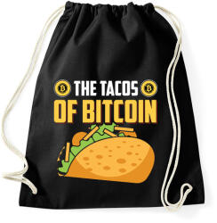 printfashion BITCOIN 4 EVER 74 - Sportzsák, Tornazsák - Fekete (6206311)