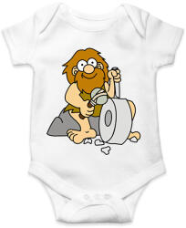 printfashion Barlanglakó túrázik - Baba Body - Fehér (12679355)