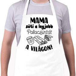 printfashion Mama süti a legjobb palacsintát a világon! - Kötény - Fehér (16572570)