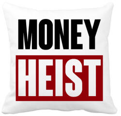 printfashion Money Heist - Párnahuzat, Díszpárnahuzat - Fehér (2524677)
