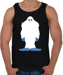 printfashion Yeti - Férfi atléta - Fekete (1946763)