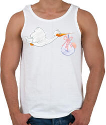printfashion Baby - Férfi atléta - Fehér (5154378)