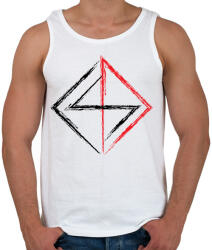 printfashion jel - Férfi atléta - Fehér (343187)