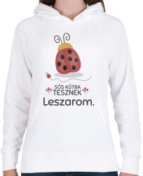 printfashion Leszarom - Női kapucnis pulóver - Fehér (11576014)