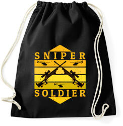 printfashion Sniper - Mesterlövész - Sportzsák, Tornazsák - Fekete (5410613)